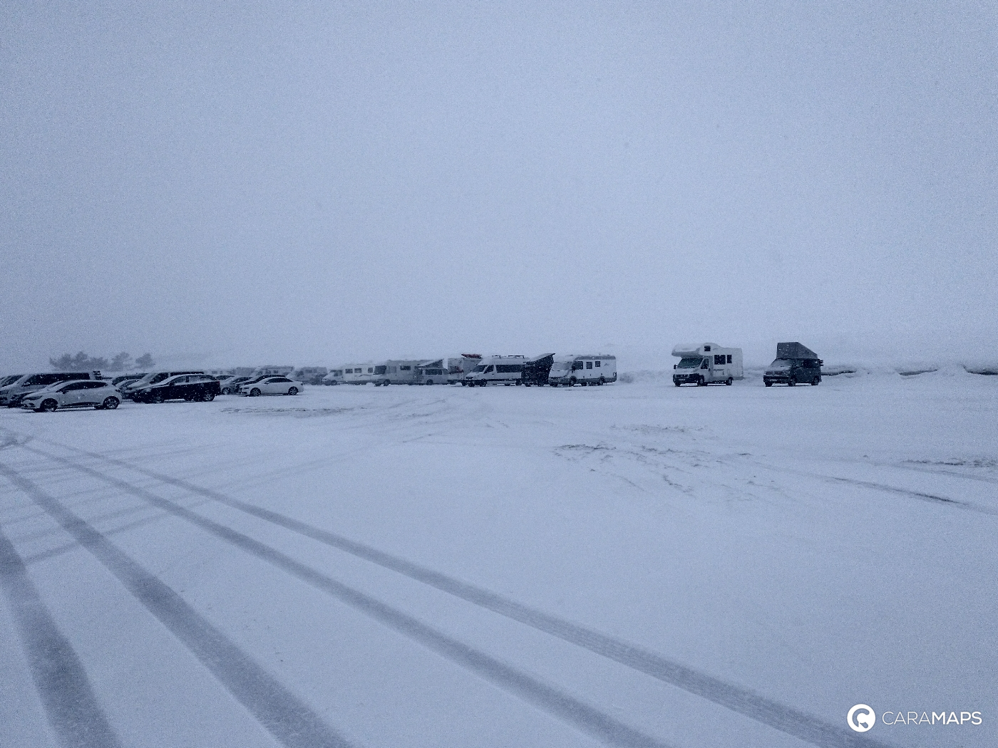 où stationner l’hiver en camping-car
