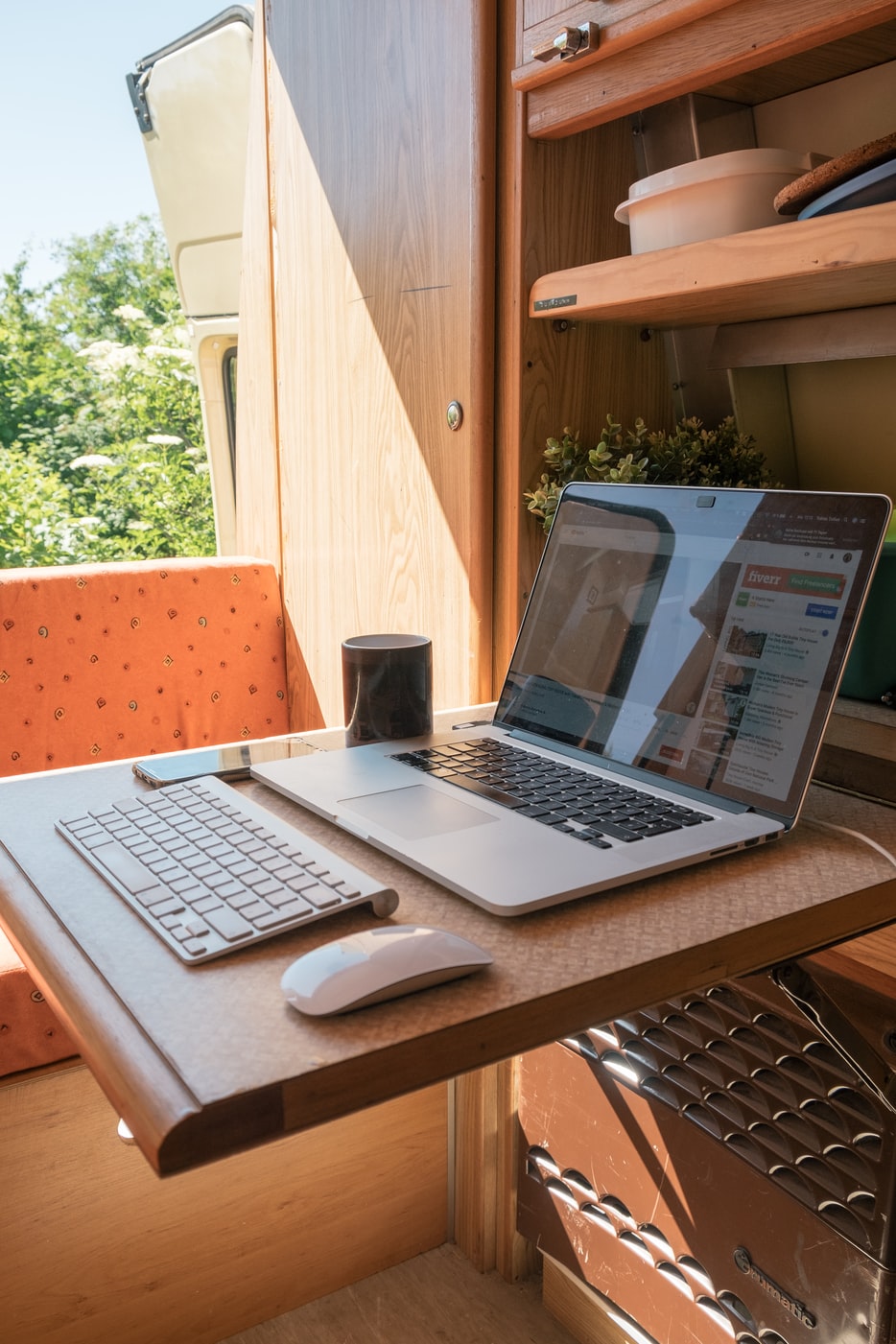 home office im wohnmobil