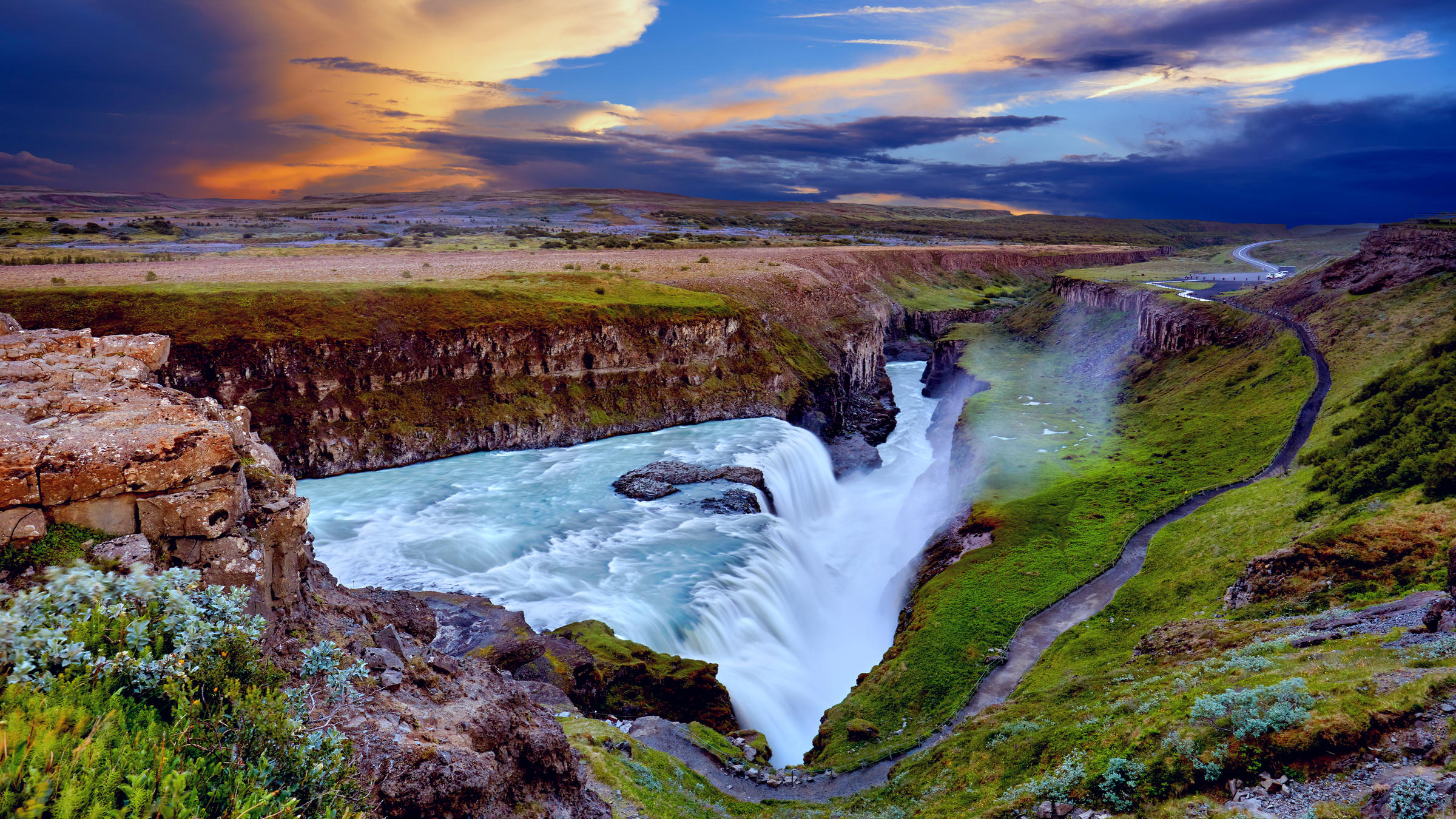 Gullfoss Waterfall - Caramaps