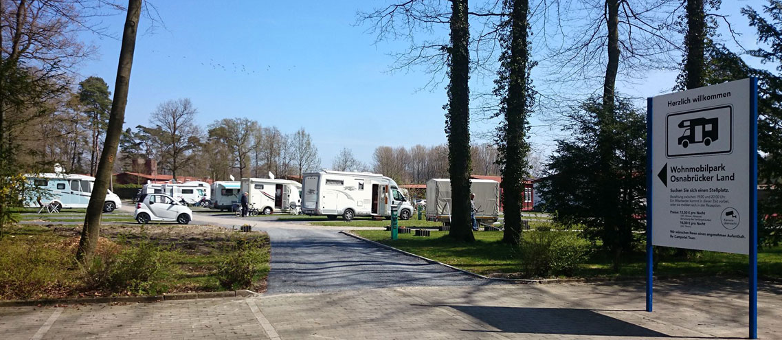 Photo d'une aire pour camping-car. CaraMaps