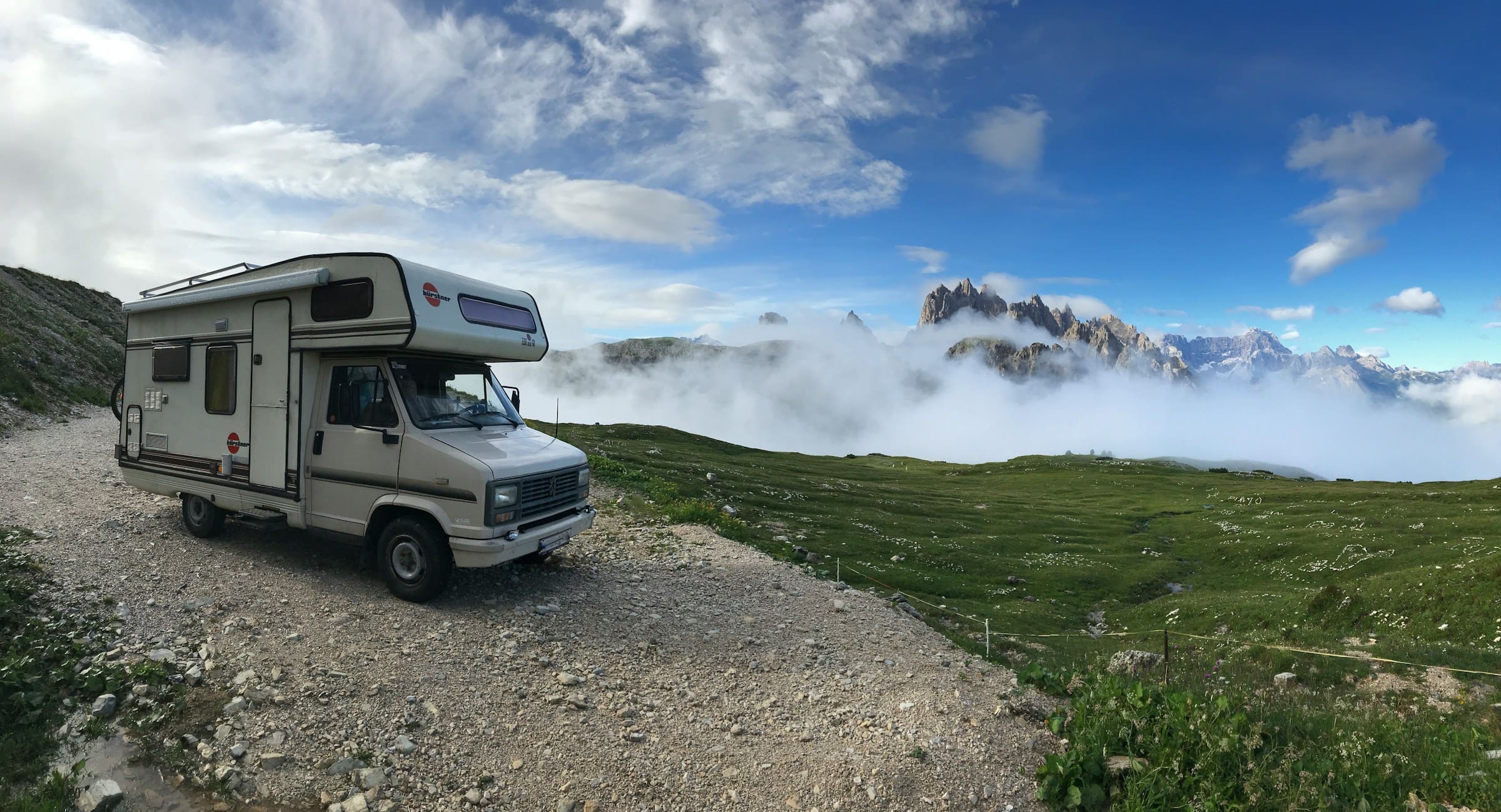 Camping-car en Italie du Nord
