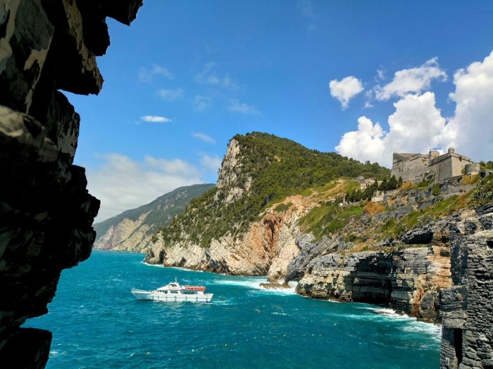 Portovenere, dans la province de La Spezia. Italie du Nord. Mer. Océan.