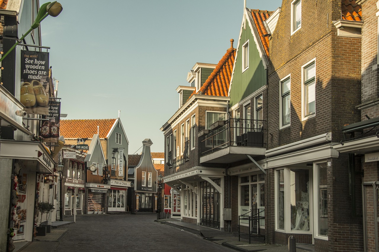Village de Volendam aux Pays-Bas