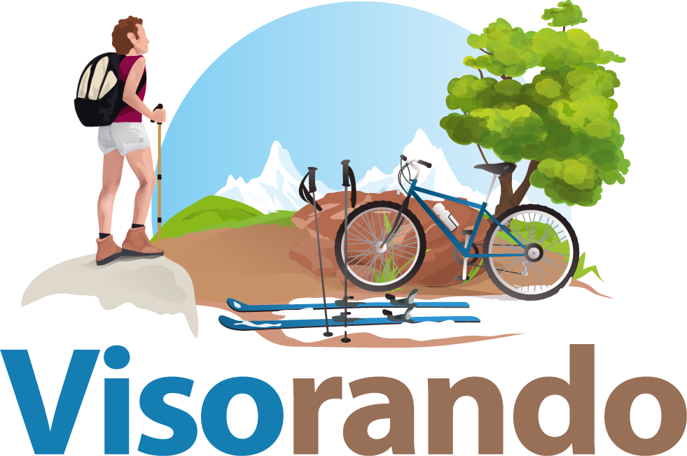 Logo application de randonnée Visorando