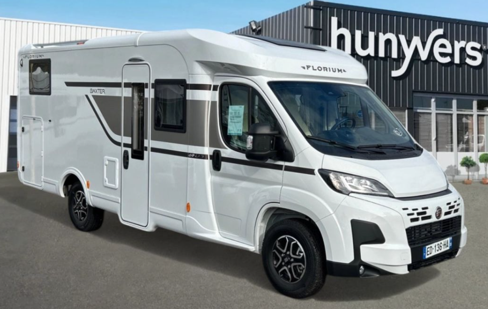Camping-car Florium Baxter 69 LJG chez une des concessions Hunyvers 