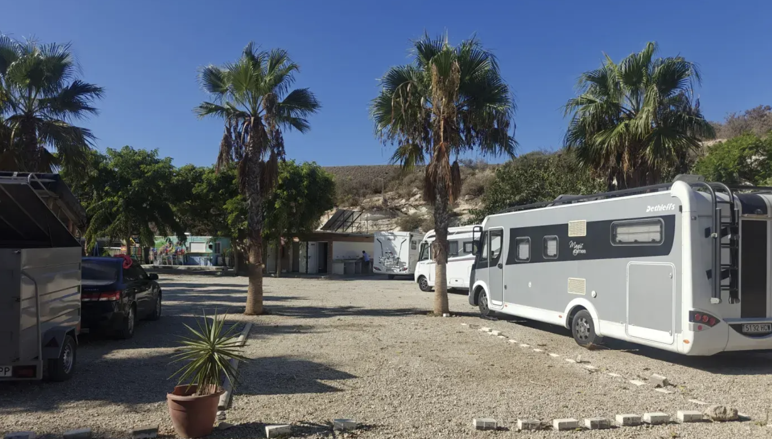 Area privada Agua Amarga Camper Park para autocaravanas 