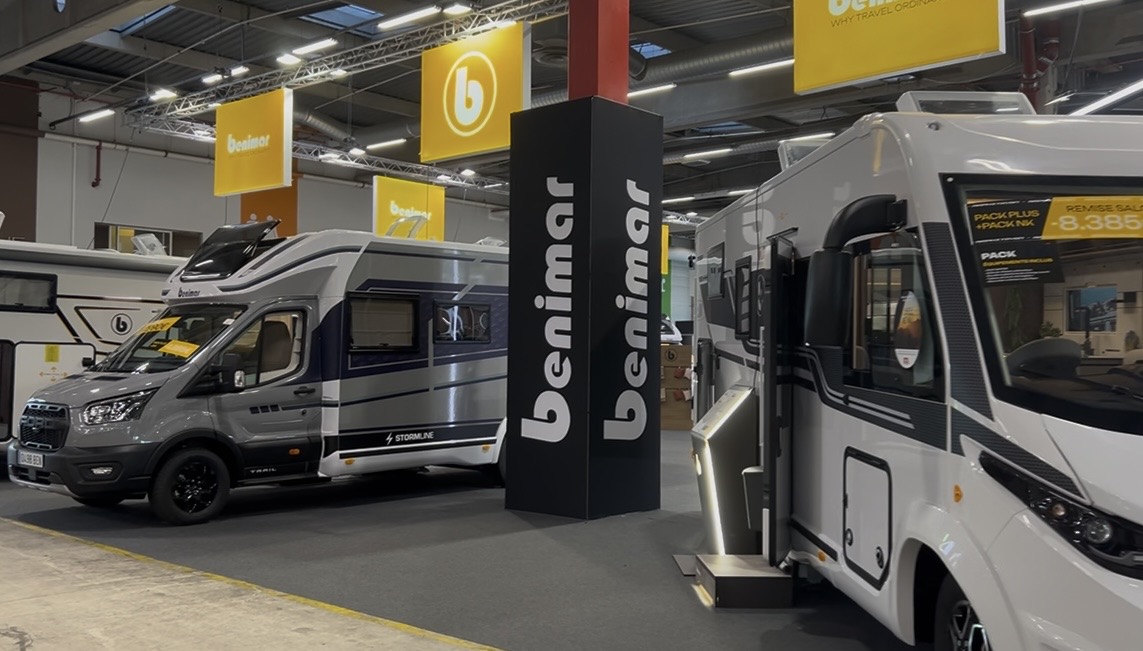 Marque de camping-car Benimar présente au salon des véhicules de losiirs du Bourget 